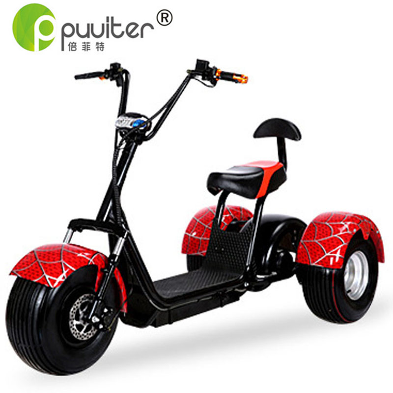 New Design electrical scooter 3 wheel citycoco motorcycles used bicycle bike scooter C11