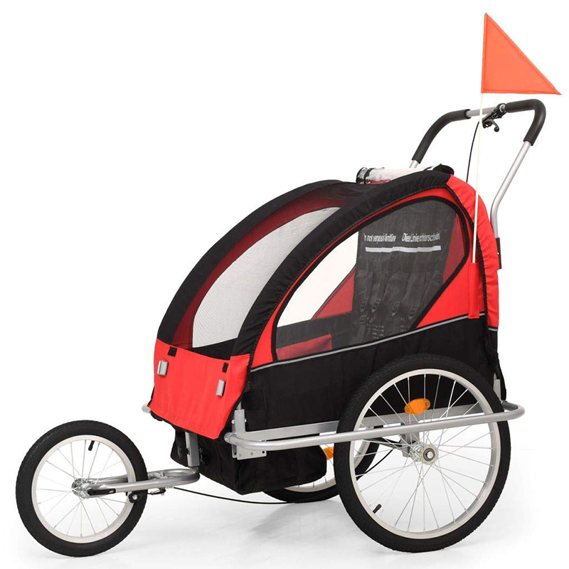 Popular CE approved Baby bike trailer with EN15918:2011&EN1888&ISO9000 child bike trailer mother baby stroller bike BT002