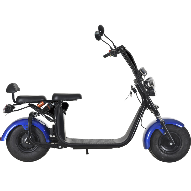 EEC/COC electric citycoco scooter with 2 seat electric vehicle 1000w C07A