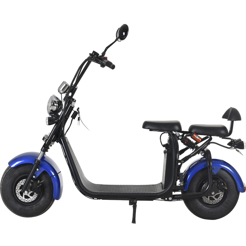 EEC/COC electric citycoco scooter with 2 seat electric vehicle 1000w C07A