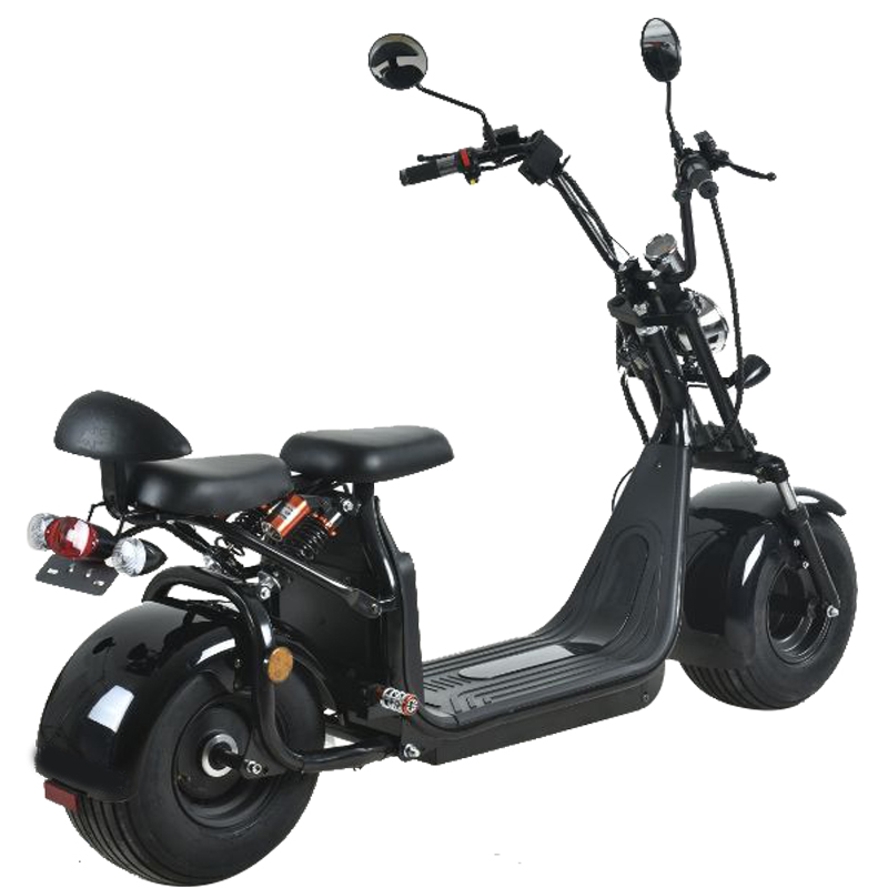 EEC/COC 1500W 60V20A Adult Electric Motorcycle Electric citycoco Scooter with doubel battery long distance  C07A-3