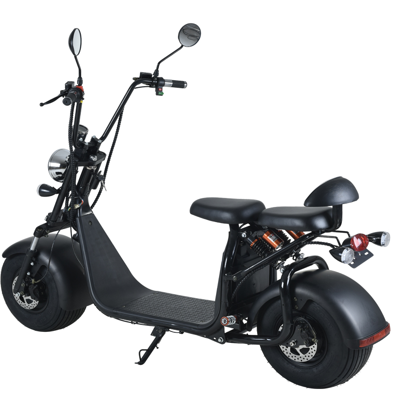 EEC/COC 1500W Electric citycoco scooter with double seat C07A-2
