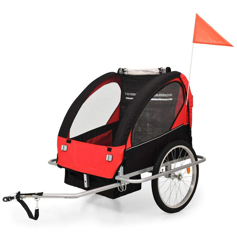 Popular CE approved Baby bike trailer with EN15918:2011&EN1888&ISO9000 child bike trailer mother baby stroller bike BT002