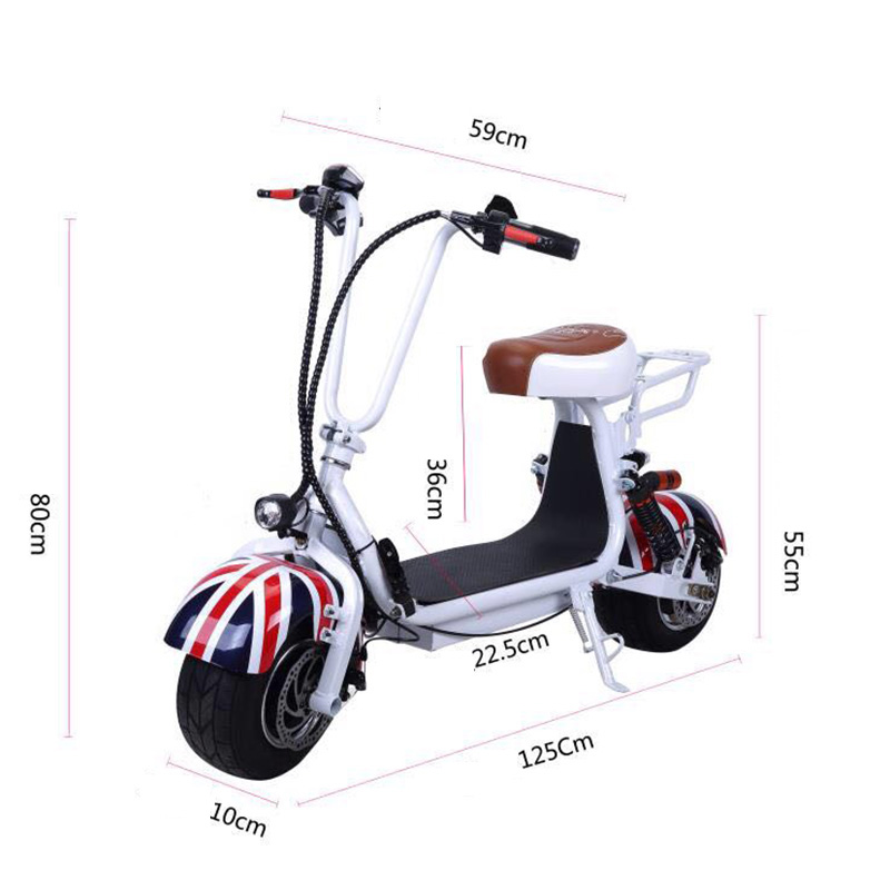 500w 48v Electric Mini Bike CA08